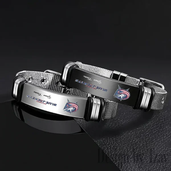 Columbus Blue Jackets NHL Bracelet Perfect Gift For Fans SPTSBRACELET104 - Image 4