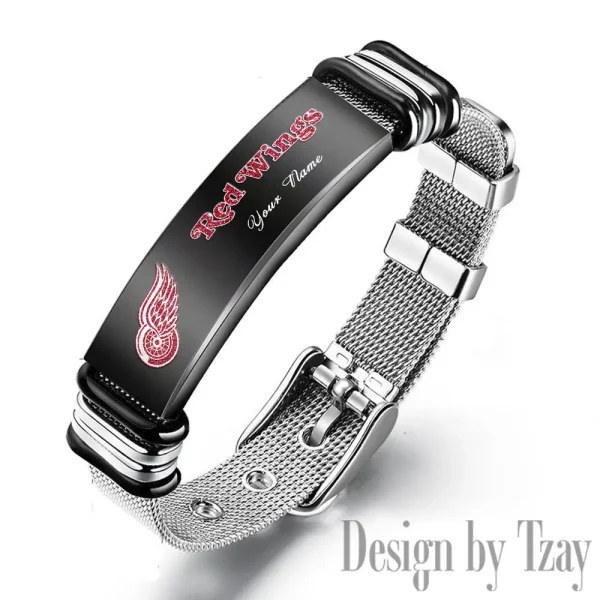Detroit Red Wings  NHL Bracelet Perfect Gift For Fans SPTSBRACELET106 - Image 2