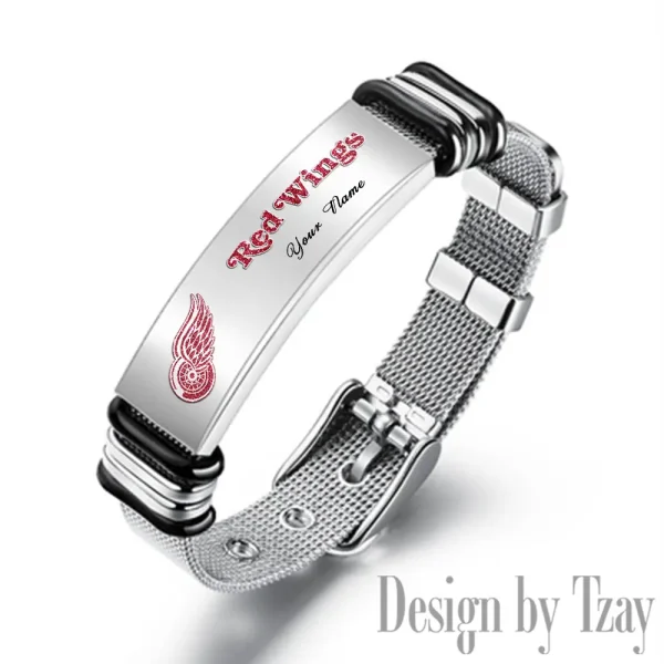 Detroit Red Wings  NHL Bracelet Perfect Gift For Fans SPTSBRACELET106 - Image 3
