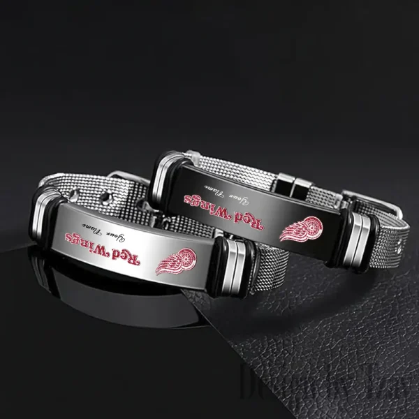 Detroit Red Wings  NHL Bracelet Perfect Gift For Fans SPTSBRACELET106 - Image 4