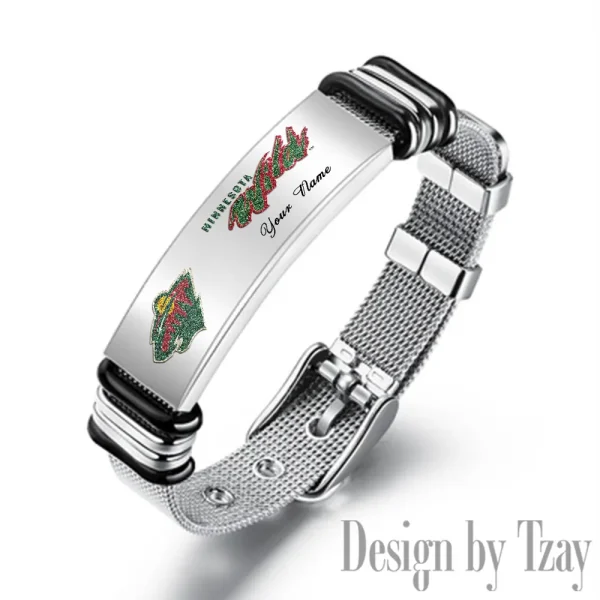 Minnesota Wild NHL Bracelet Perfect Gift For Fans SPTSBRACELET110 - Image 2