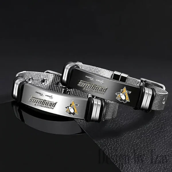 Pittsburgh Penguins NHL Bracelet Perfect Gift For Fans SPTSBRACELET118 - Image 2
