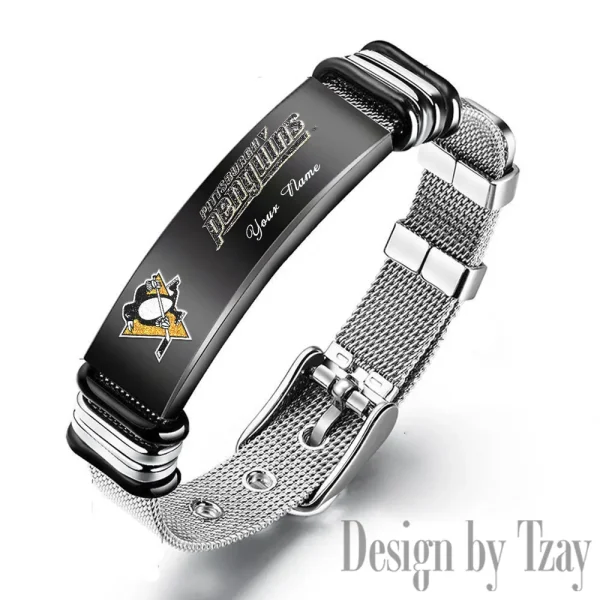 Pittsburgh Penguins NHL Bracelet Perfect Gift For Fans SPTSBRACELET118 - Image 3