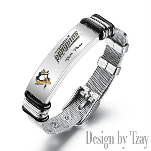 Pittsburgh Penguins NHL Bracelet Perfect Gift For Fans SPTSBRACELET118 - Image 4