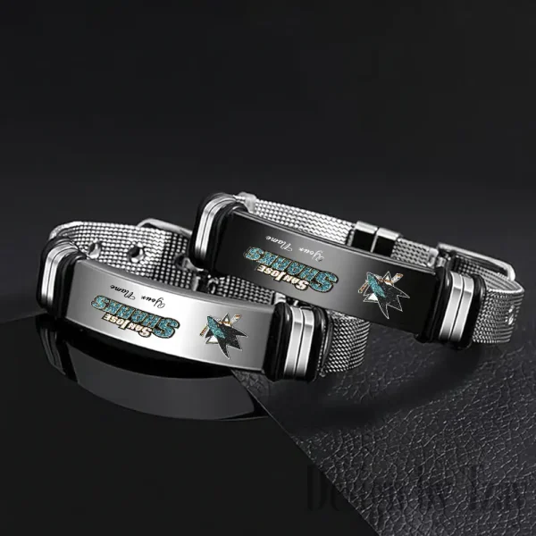 San Jose Sharks NHL Bracelet Perfect Gift For Fans SPTSBRACELET119 - Image 2
