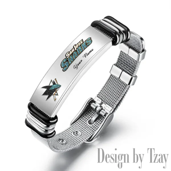 San Jose Sharks NHL Bracelet Perfect Gift For Fans SPTSBRACELET119 - Image 3