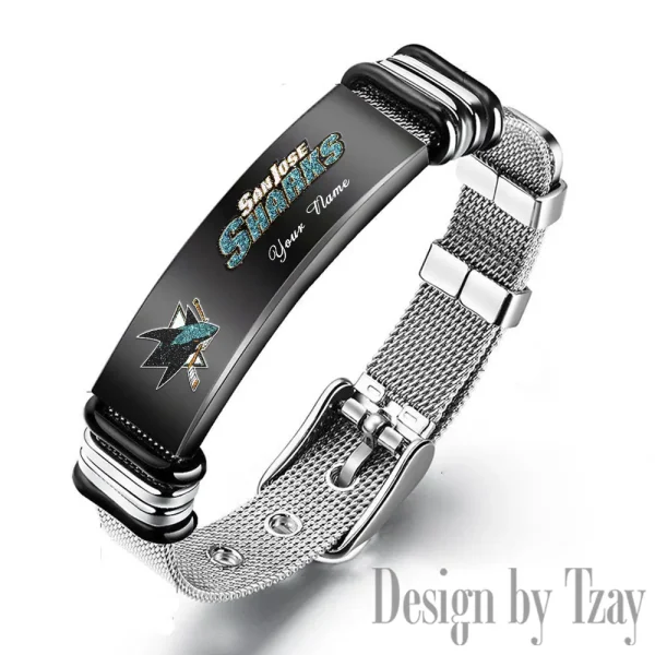 San Jose Sharks NHL Bracelet Perfect Gift For Fans SPTSBRACELET119 - Image 4