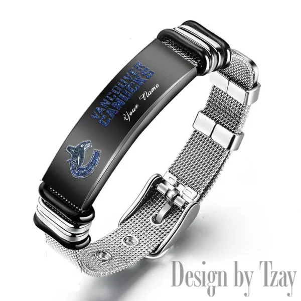 Vancouver Canucks NHL Bracelet Perfect Gift For Fans SPTSBRACELET125 - Image 2