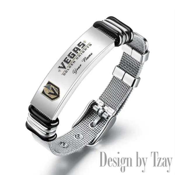 Vegas Golden Knights NHL Bracelet Perfect Gift For Fans SPTSBRACELET126 - Image 3
