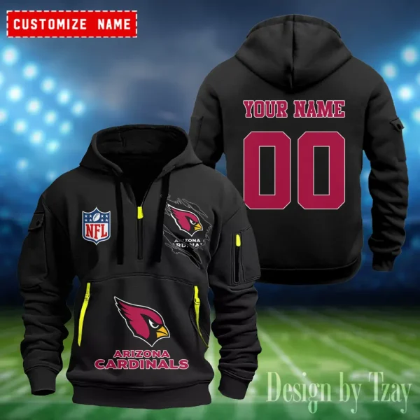 Arizona Cardinals Heavy Fleece Pullover Hoodie AZHEAVYHD390
