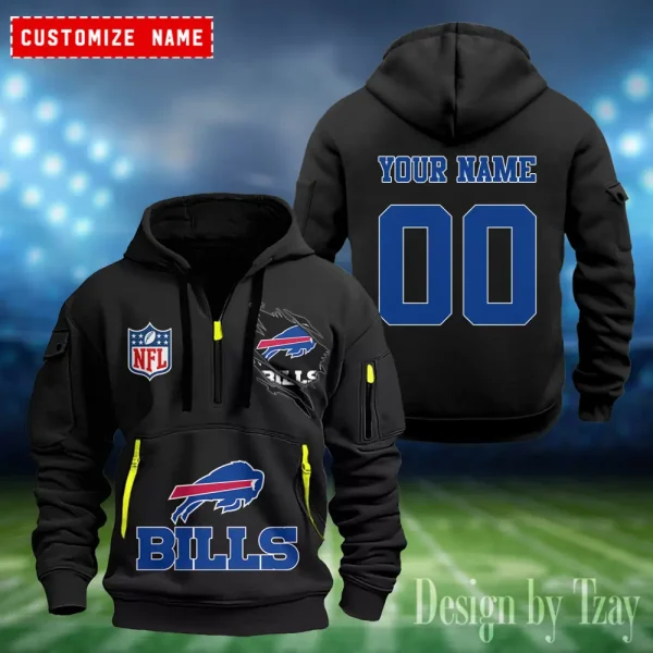Buffalo Bills Heavy Fleece Pullover Hoodie AZHEAVYHD393