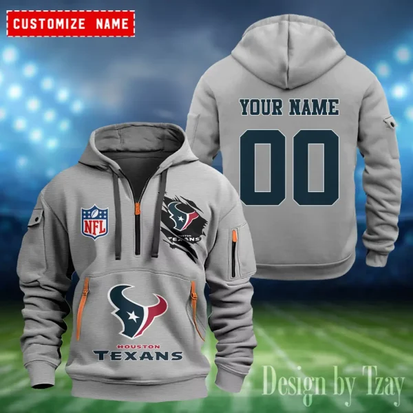 Houston Texans Heavy Fleece Pullover Hoodie AZHEAVYHD402