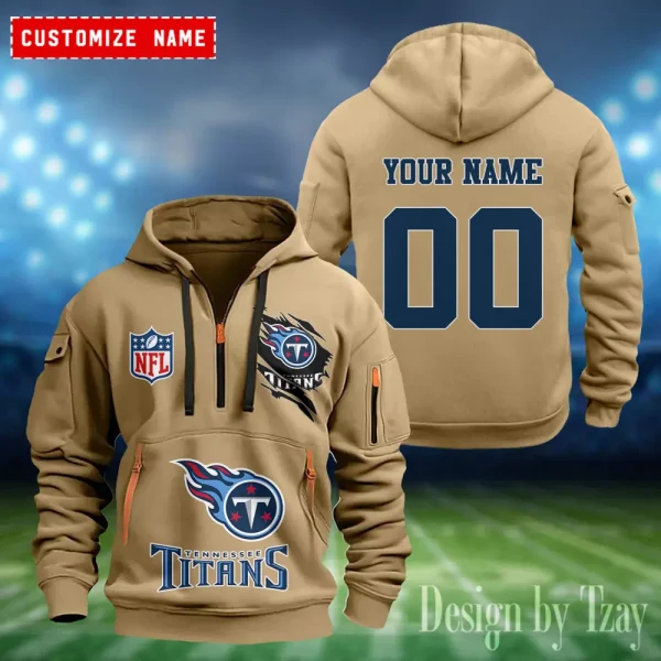 Tennessee Titans Heavy Fleece Pullover Hoodie AZHEAVYHD420 - Image 3