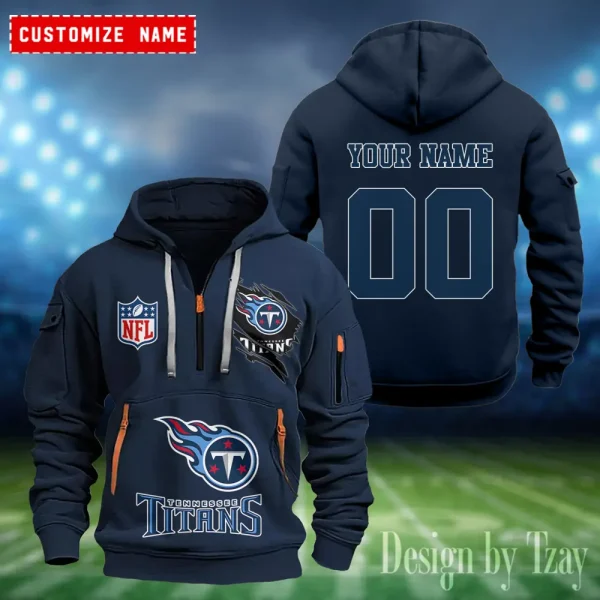 Tennessee Titans Heavy Fleece Pullover Hoodie AZHEAVYHD420 - Image 4