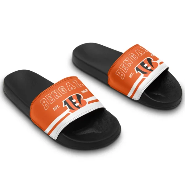 Cincinnati Bengals Slide Sandals New Version 2025 SPTSSANDALS071