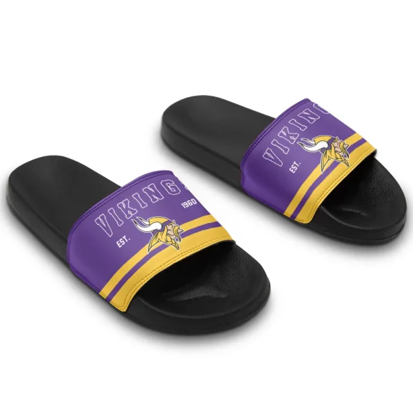 Minnesota Vikings Slide Sandals New Version 2025 SPTSSANDALS085