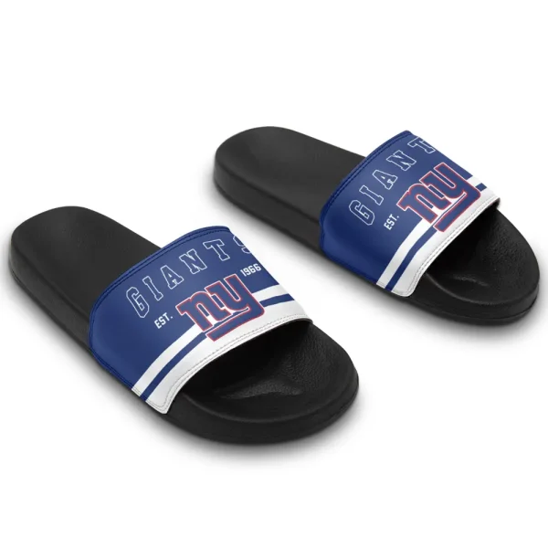 New York Giants Slide Sandals New Version 2025 SPTSSANDALS088