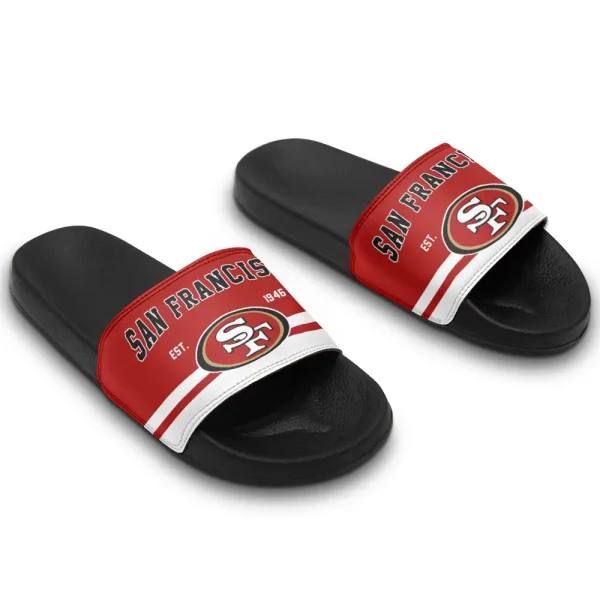 San Francisco 49ers Slide Sandals New Version 2025 SPTSSANDALS092