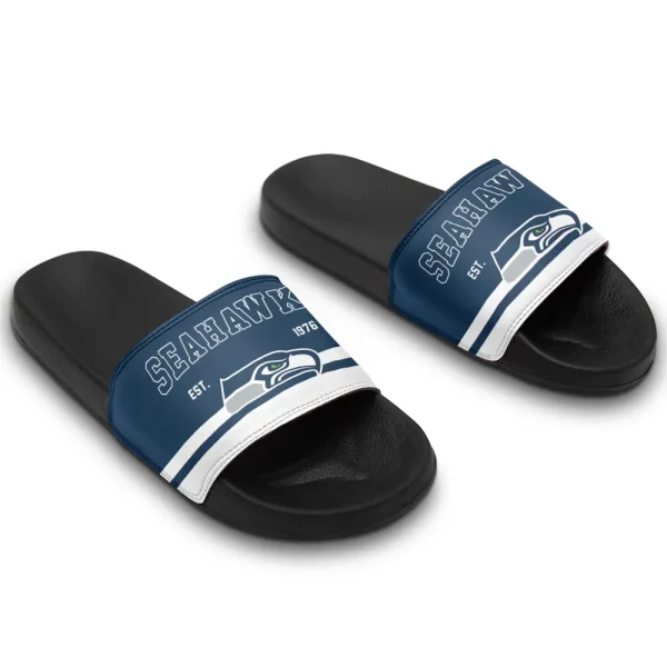 Seattle Seahawks Slide Sandals New Version 2025 SPTSSANDALS093