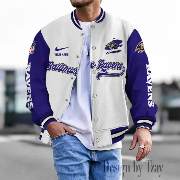 Baltimore Ravens Unisex Exclusive Styles Varsity Jacket SPTBBJACKET494