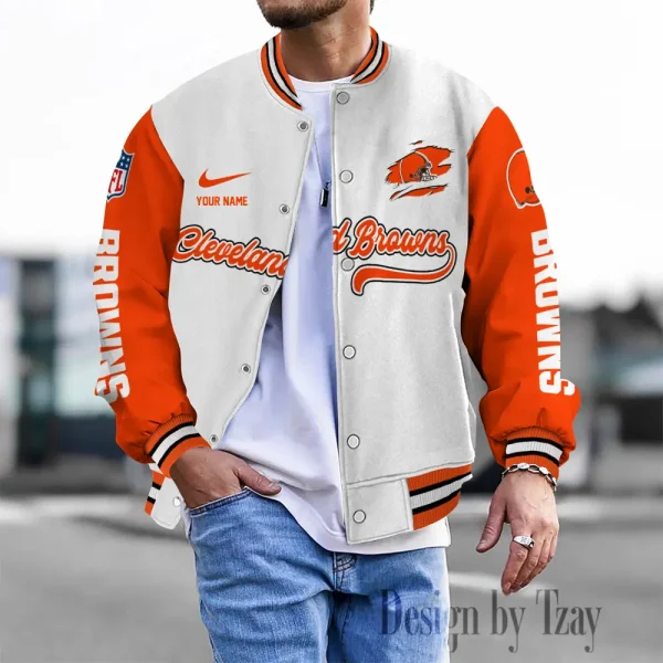 Cleveland Browns Unisex Exclusive Styles Varsity Jacket SPTBBJACKET499