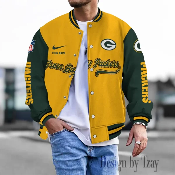Green Bay Packers Unisex Exclusive Styles Varsity Jacket SPTBBJACKET503