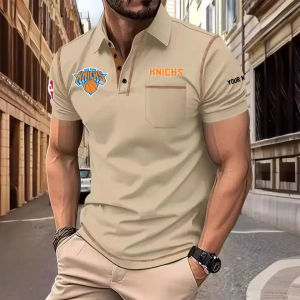 New York Knicks Summer Fashion Polo Shirts for Men Minimalist Men's Short Sleeve Tee SPTCPSSMS085 - Image 6