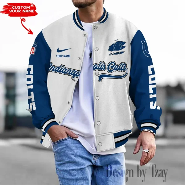 Indianapolis Colts Unisex Exclusive Styles Varsity Jacket SPTBBJACKET506