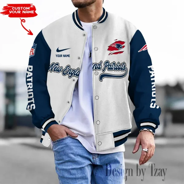New England Patriots Unisex Exclusive Styles Varsity Jacket SPTBBJACKET514