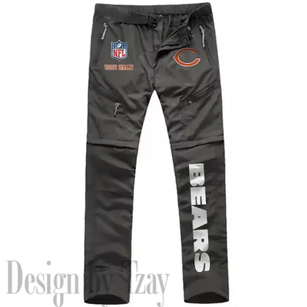 Chicago Bears Men's Outdoor Hiking Pants Waterproof Detachable Quick Dry Fishing Pants Lightwweight SPTDQD006 - Image 3