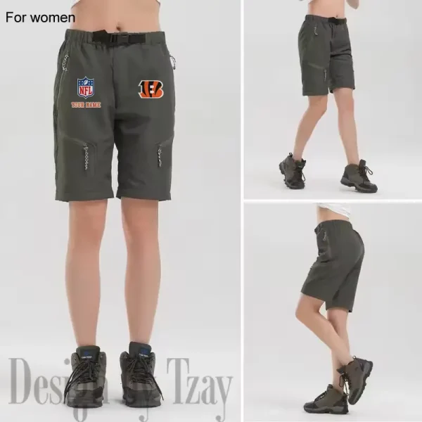 Cincinnati Bengals Men's Outdoor Hiking Pants Waterproof Detachable Quick Dry Fishing Pants Lightwweight SPTDQD007 - Image 4