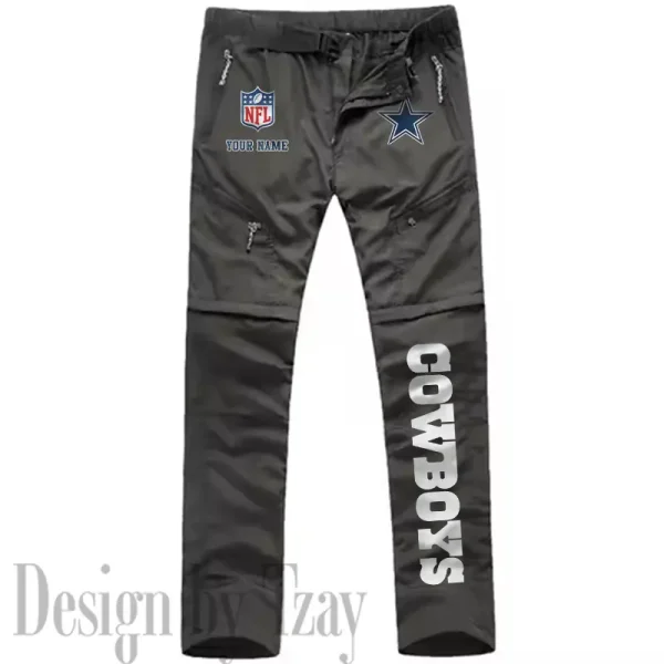 Dallas Cowboys Men's Outdoor Hiking Pants Waterproof Detachable Quick Dry Fishing Pants Lightwweight SPTDQD009 - Image 3