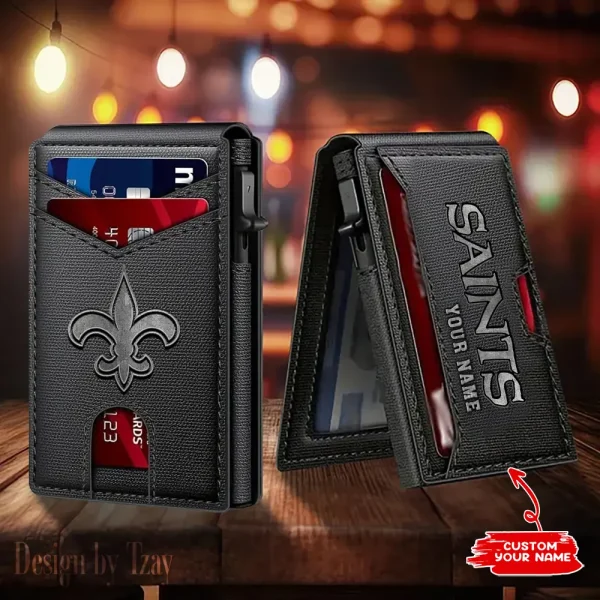 New Orleans Saints Blocking Pop Up Card Holder SPTFCS164