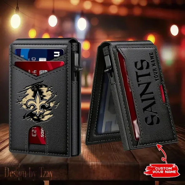 New Orleans Saints Blocking Pop Up Card Holder SPTFCS197