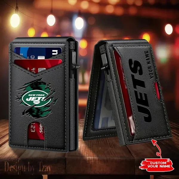 New York Jets Blocking Pop Up Card Holder SPTFCS199