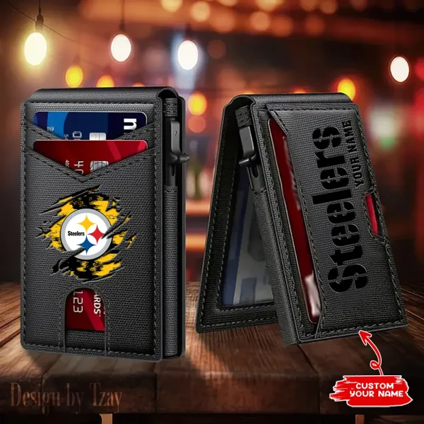 Pittsburgh Steelers Blocking Pop Up Card Holder SPTFCS201