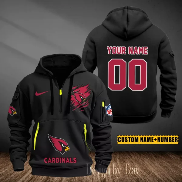 Arizona Cardinals Heavy Fleece Pullover Hoodie AZHEAVYHD422