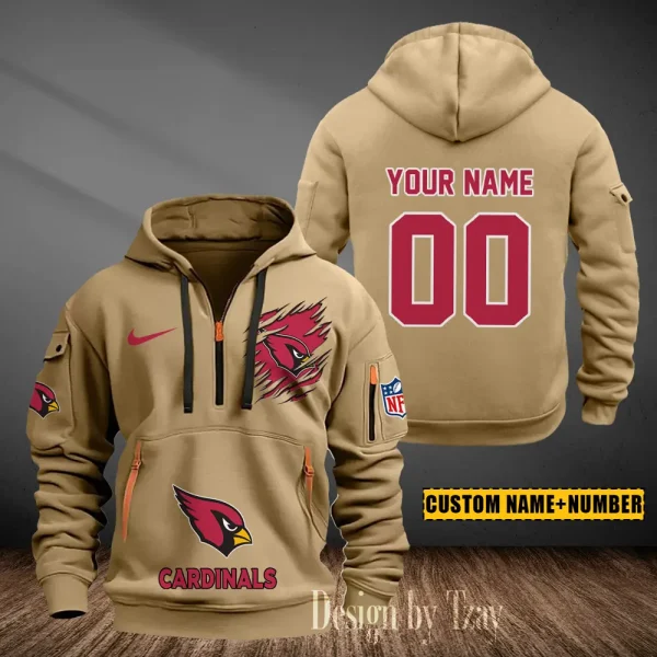 Arizona Cardinals Heavy Fleece Pullover Hoodie AZHEAVYHD422 - Image 3