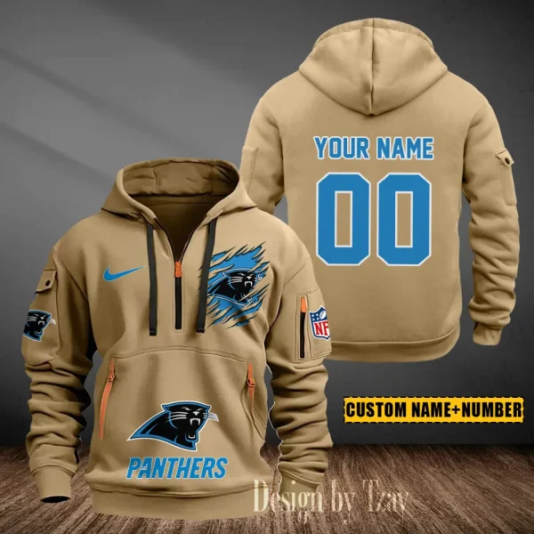 Carolina Panthers Heavy Fleece Pullover Hoodie AZHEAVYHD426 - Image 2