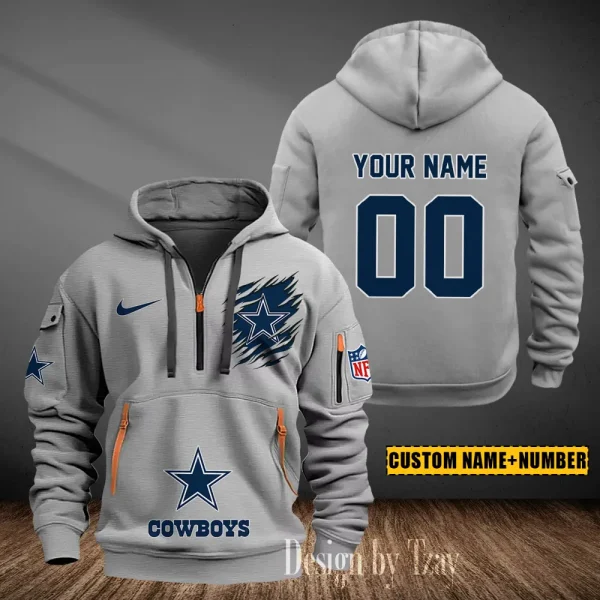 Dallas Cowboys Heavy Fleece Pullover Hoodie AZHEAVYHD430