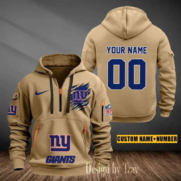 New York Giants Heavy Fleece Pullover Hoodie AZHEAVYHD445 - Image 3