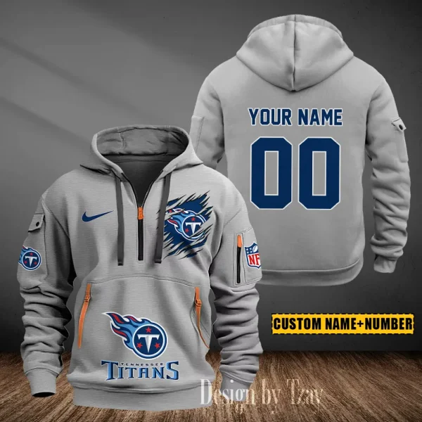 Tennessee Titans Heavy Fleece Pullover Hoodie AZHEAVYHD452 - Image 2