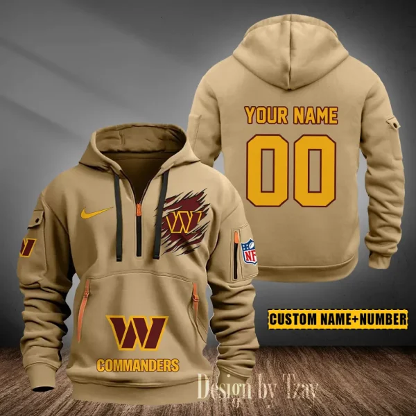 Washington Commanders Heavy Fleece Pullover Hoodie AZHEAVYHD453 - Image 2