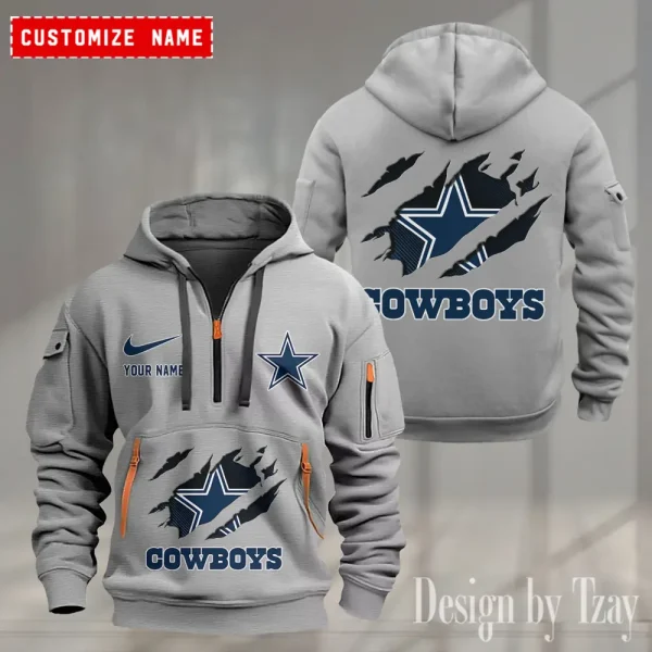 Dallas Cowboys Heavy Fleece Pullover Hoodie AZHEAVYHD494