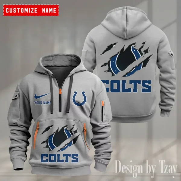Indianapolis Colts Heavy Fleece Pullover Hoodie AZHEAVYHD499 - Image 2