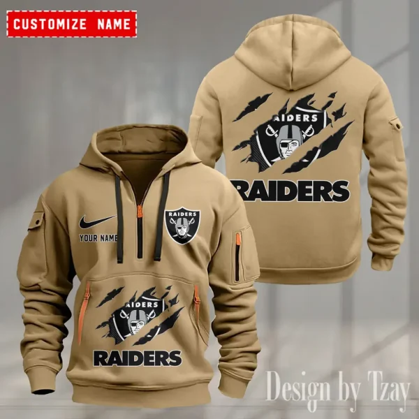 Las Vegas Raiders Heavy Fleece Pullover Hoodie AZHEAVYHD502