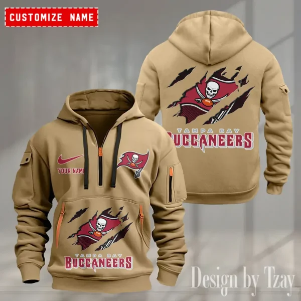 Tampa Bay Buccaneers Heavy Fleece Pullover Hoodie AZHEAVYHD515 - Image 4