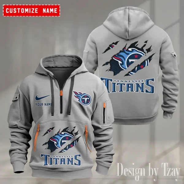 Tennessee Titans Heavy Fleece Pullover Hoodie AZHEAVYHD516