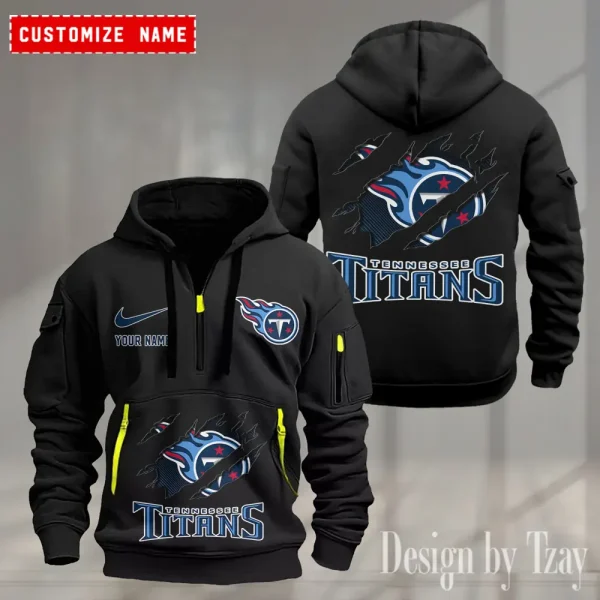 Tennessee Titans Heavy Fleece Pullover Hoodie AZHEAVYHD516 - Image 2