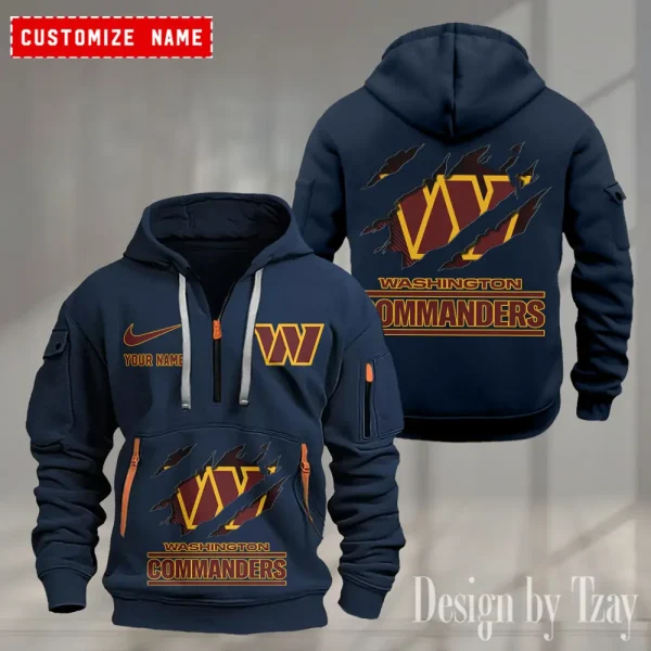 Washington Commanders Heavy Fleece Pullover Hoodie AZHEAVYHD517 - Image 3